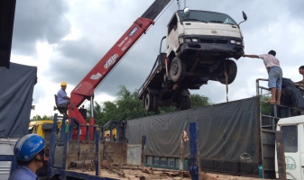 CẨU KÉO XE GẶP NẠN BÌNH PHƯỚC
